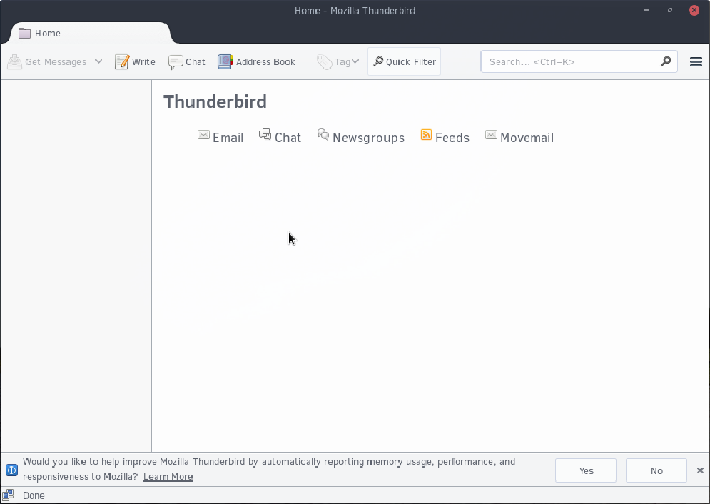 Checking Email via Thunderbird