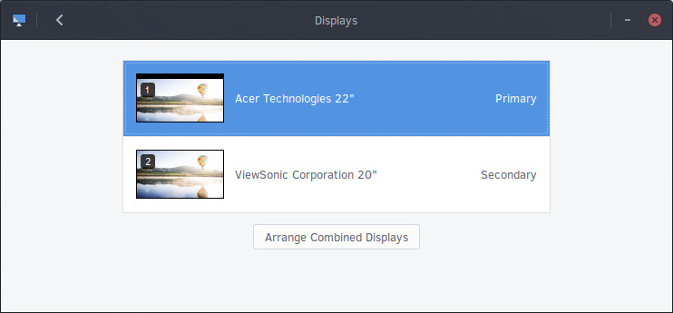 Displays Overview