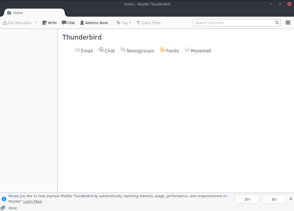 Checking Email via Thunderbird